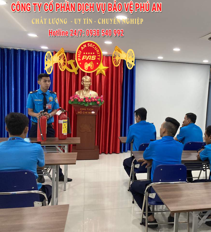 Bảo vệ Phú An: Huấn luyện nghiệp vụ chuyên nghiệp trước khi triển khai mục tiêu